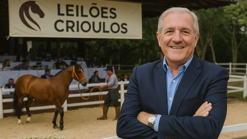 Aldo Vendramin ressalta a Expointer como palco de tradição, negócios e valorização genética dos Crioulos.