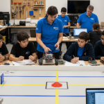 Sérgio Bento De Araújo destaca que treinar equipes de robótica requer cooperação, prática constante e resolução criativa de problemas.